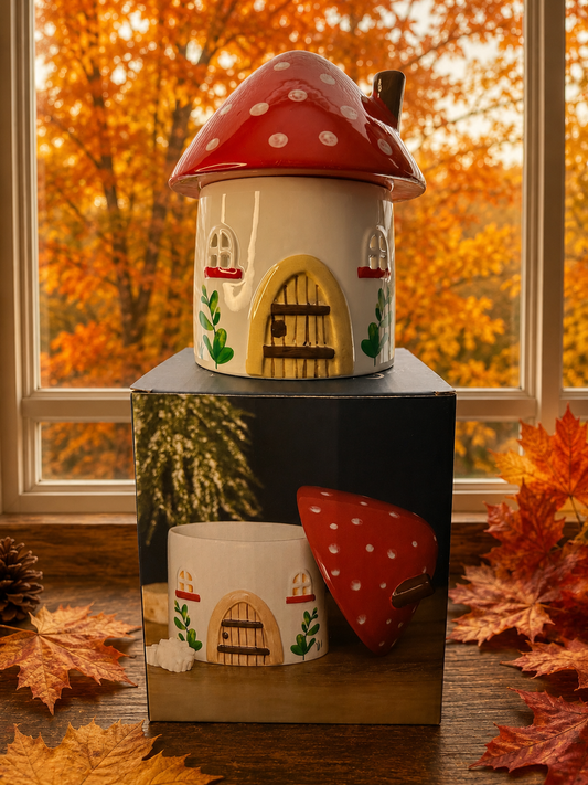 Enchanted Mushroom House wax warmer